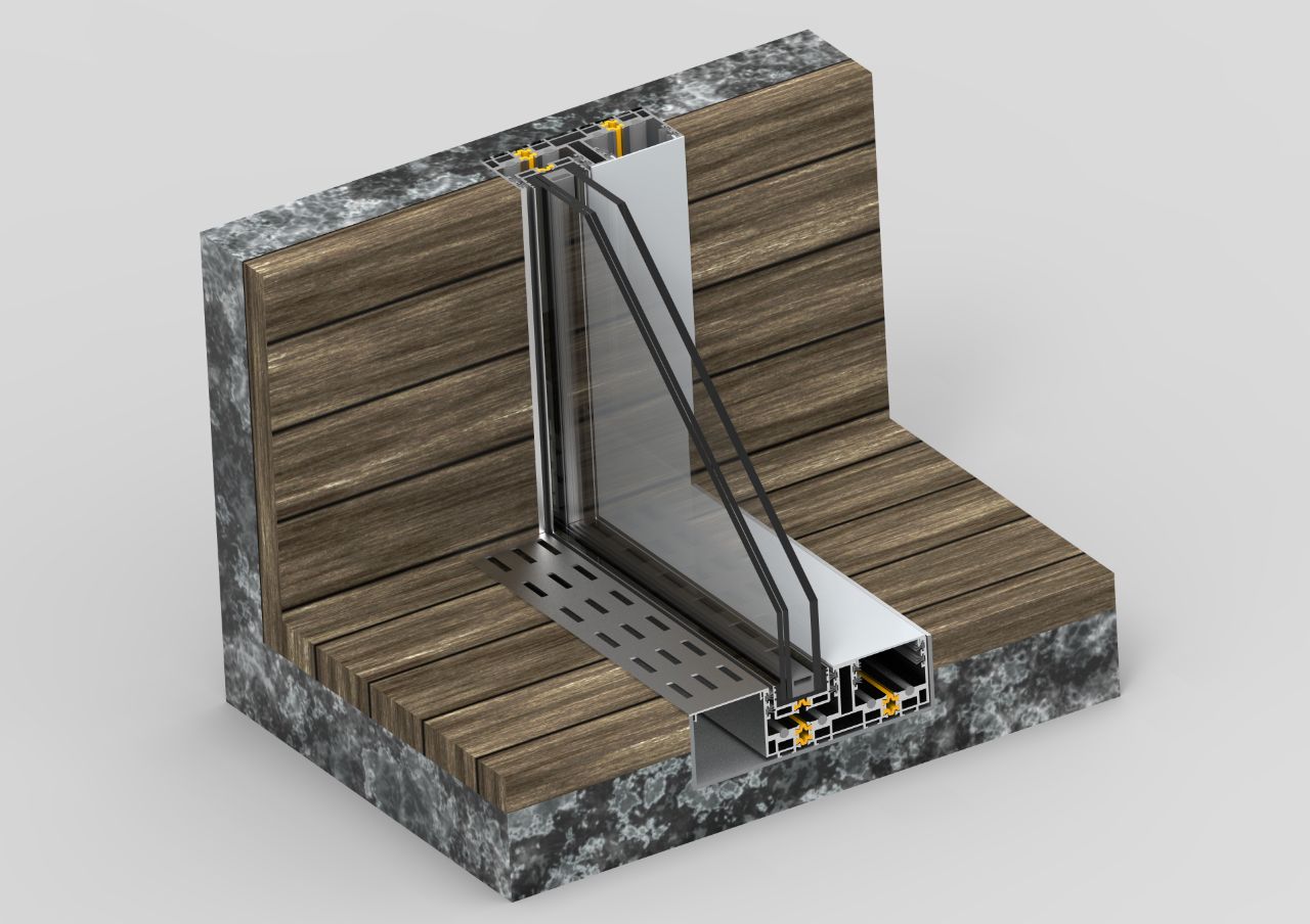 SAUC34 High Insulation Aluminium Sliding Door, 2/3/4 Track, Motorized Option, Bulletproof Glass, Multipoint Lock, 350kg, Noise Reduction, Smart Home Compatible